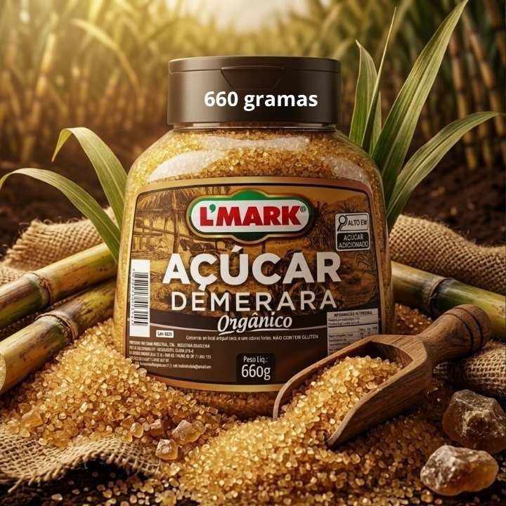 Açúcar Demerara Orgânico 660g Puro