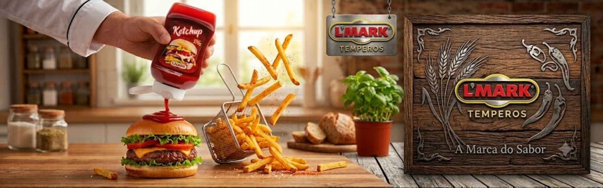 Banner Ketchup Tradicional 1920x600 - L'Mark Temperos e Condimentos Artesanais - Fabrica em Palmas TO