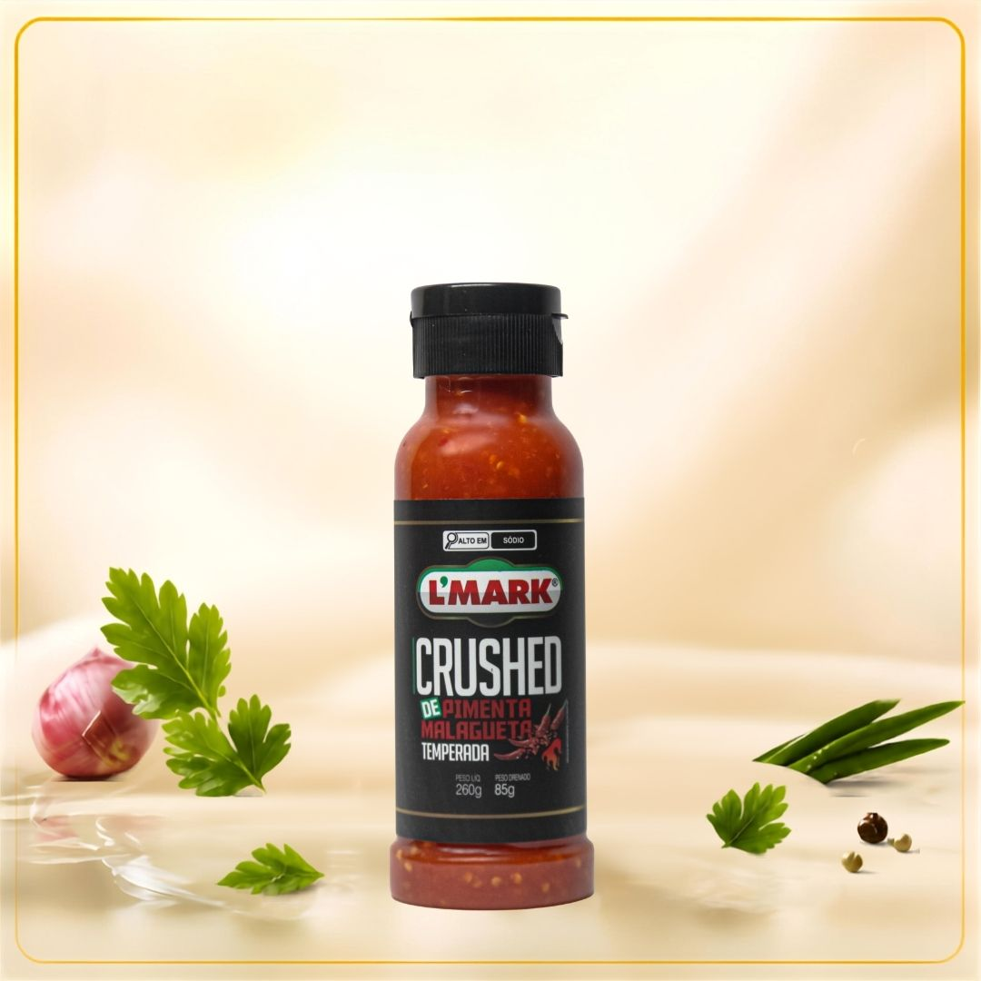 Crushed de Pimenta Malagueta 85g - L'Mark Temperos e Condimentos Artesanais - Fabrica em Palmas TO