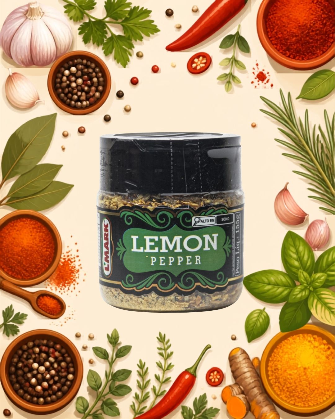 Lemon Pepper Gourmet Especial 155g