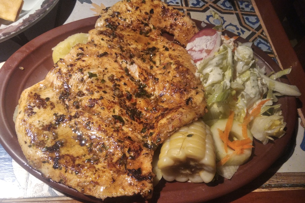 Filé de Frango Grelhado Suculento na Pasta de Alho sem Sal preparado com temperos L'Mark