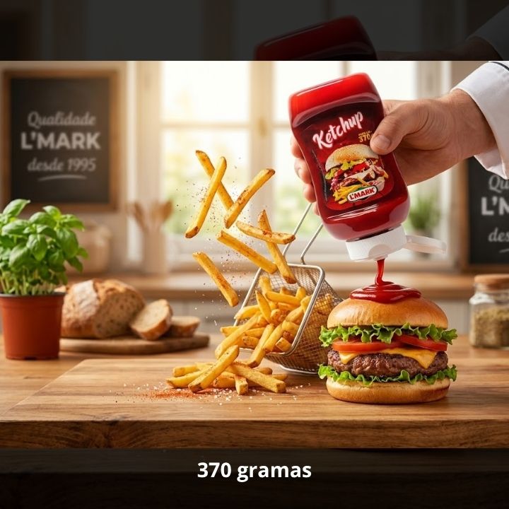 Temperos e Condimentos Ketchup normal e picante - LMrak Temperos