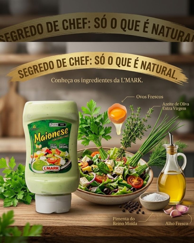 Temepros e condimentos Maionese com ervas
